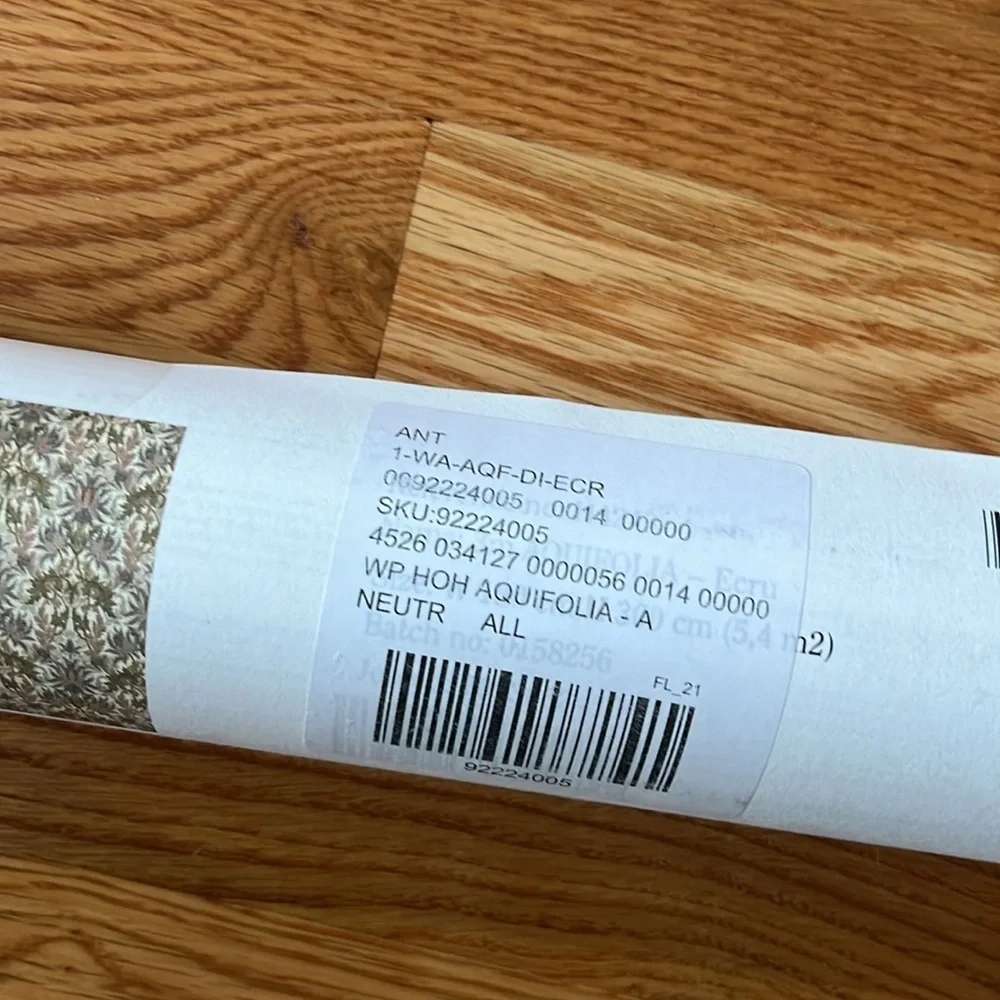 Anthropologie x House of Hackney Acquifolia Damas Wallpaper NIP